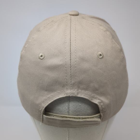 Hawaii Strapback Baseball Cap Brown One Size Adjustable Embroidered 6 Panel - Picture 5 of 8